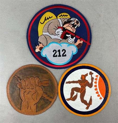 Group Of 3 Ww2 Patches Matthew Bullock Auctioneers