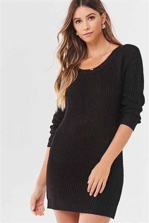 Mini Ribbed Sweater Dress Forever 21 Ribbed Sweater Dress Sweater
