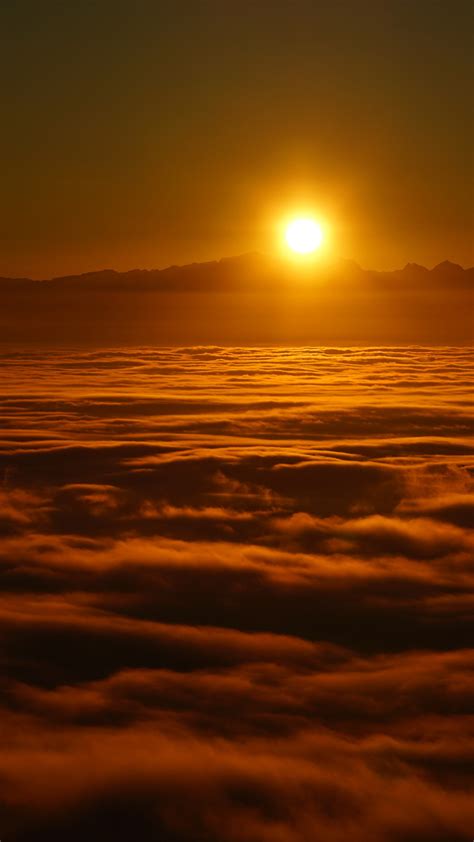 Wallpapers Hd Sunrise Above Clouds
