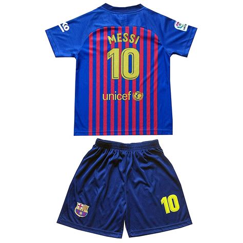 Buy Pskhf Barcelona 10 Messi Home Kids Youth Soccer Jersey 2017 2018