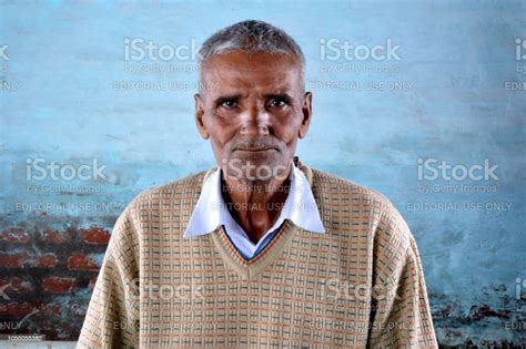Senior Men Of Indian Ethnicity Sitting Portrait At Home Stock Photo