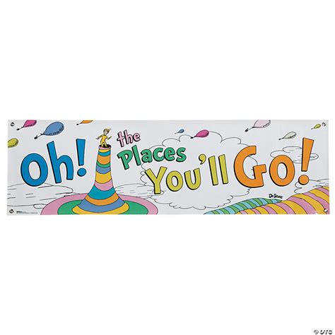 dr seuss™ oh the places you ll go vinyl banner discontinued