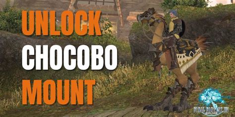 Ff14 Mount Quest Get Chocobo Mount And Battle Companion