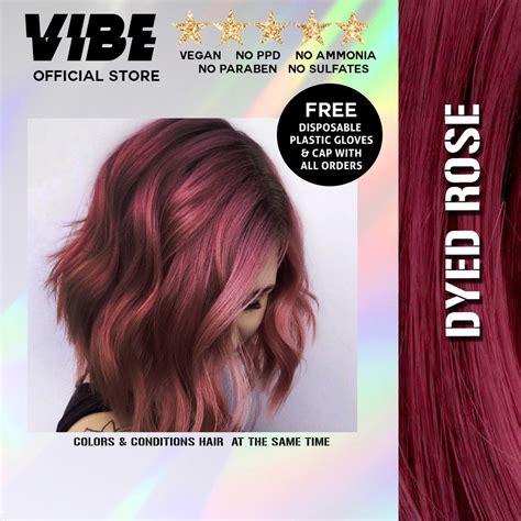 Hybrid Colours Dyed Rose Organic Hair Dye 150g Shopee Philippines