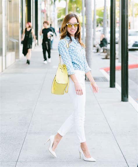 Sydne Summer Shows How To Look Taller In White Skinny Jeans Sydne Style