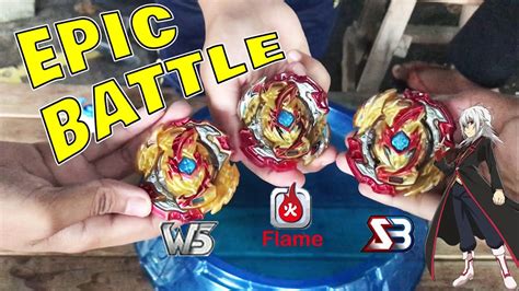 Not available in all languages or. EPIC BATTLE LORD SPRIGGAN SB VS W5 VS FLAME | BEYBLADE ...