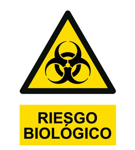Señal Cartel De Riesgo Biológico Seguridad Ríos Y Ortiz Sl