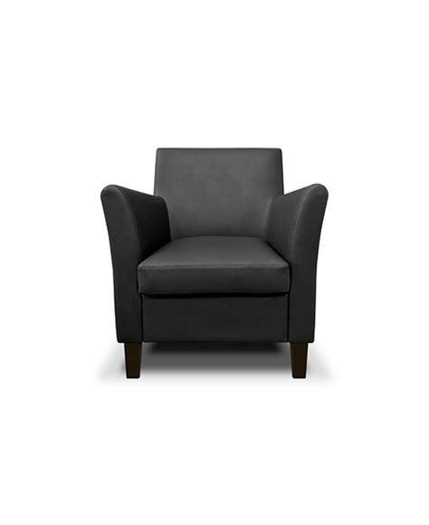 Mokum Armchair Front View Charcoal Shop Furniture Online In Singapore