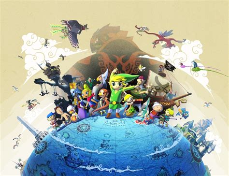 Gameandgraphicsthe Legend Of Zelda The Windwaker Hd Official Art