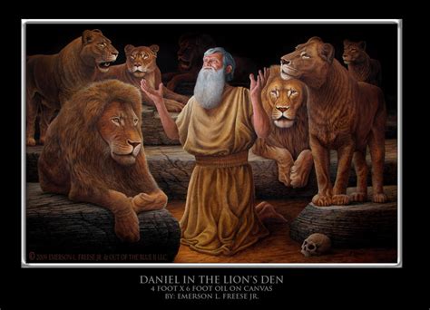 Daniel In The Lions Den By Emersonlfreesejr On Deviantart