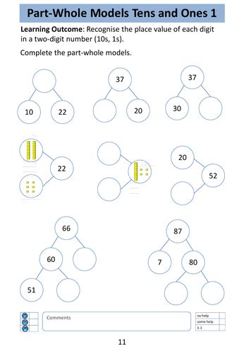 Place Value Year 2 Part Whole Models 10s And 1s Teaching Resources