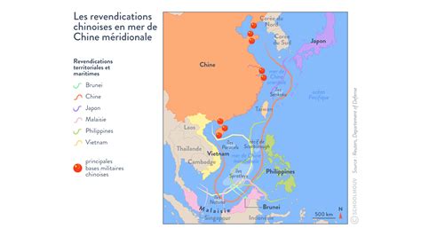Conflit En Mer De Chine Cours - La Chine à la conquête de l’espace, des mers et des océans : Fiche de