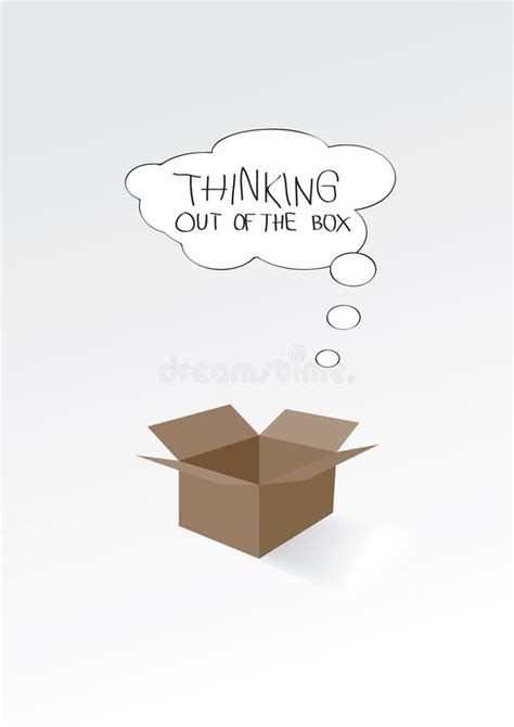 Creative Thinking Outside Box Stock Illustrations 878 Creative