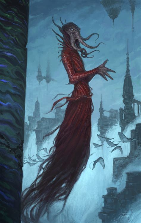 Illithid Mindflayer Dungeons And Dragons Fesbra Artist