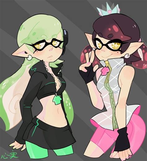 Marie And Callie Splatoon Splatoon Comics Splatoon Squid