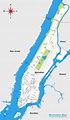 Manhattan city map - Manhattan city map printable (New York - USA)