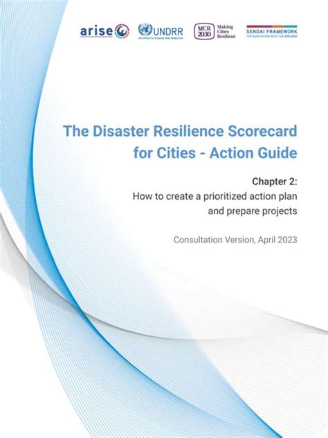 The Disaster Resilience Scorecard For Cities Action Guide Chapter 2