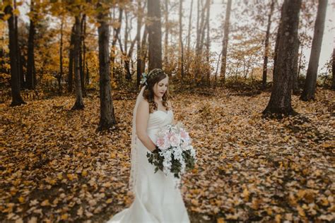 Enchanting Outdoor November Wedding Simple Wedding Gowns Budget