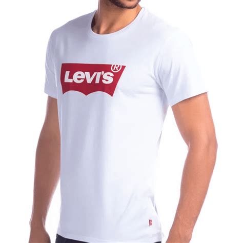 Camiseta Levis Masculina Tradicional Branca 100 AlgodÃo Lb0010027