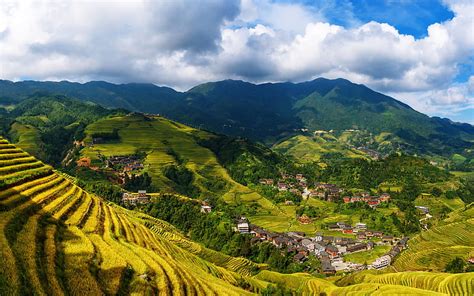 Yangshuo China Longji Terraces Natural Scenery Hd Wallpaper Peakpx