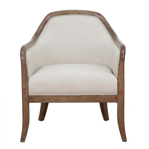 A mix of stationery & swivel dining chairs brings dynamic seating style to your space, with comfort & mobility. Pulaski Furniture Beige Farmhouse Style Accent Chair-DS-D153-701-545 - The Home Depot
