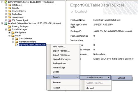 Export Data To Excel Using Sql Server Integration Services Ssis Package