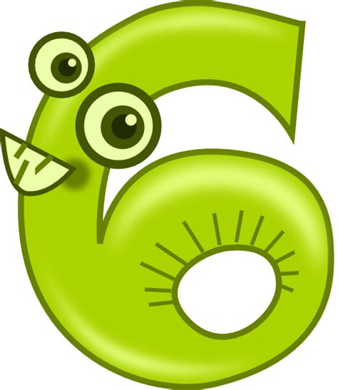 Animal Number Six Clip Art At Vector Clip Art Online