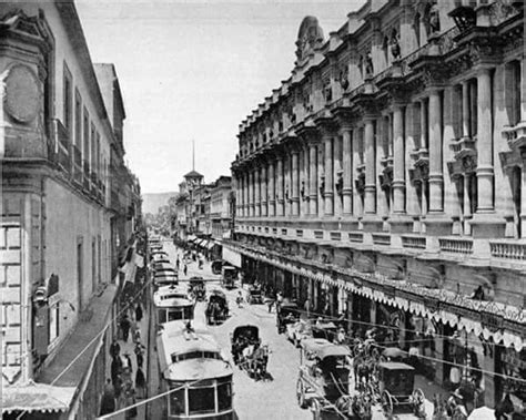 Calle 16 De Septiembre Tomada En 1910 Desde La Esquina Con 5 De