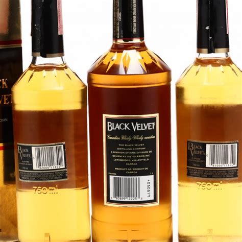 Black Velvet Canadian Whisky Lot 6154 Rare Spiritssep 18 2020 100pm