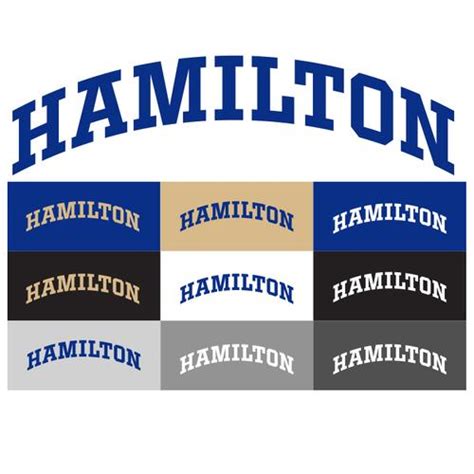 Athletics Graphics Athletics Wordmark Hamilton College