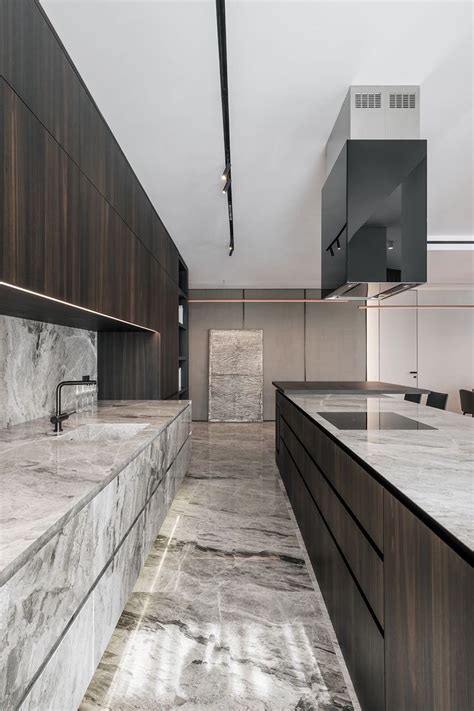 Interior Porn On Twitter This All Marble Kitchen