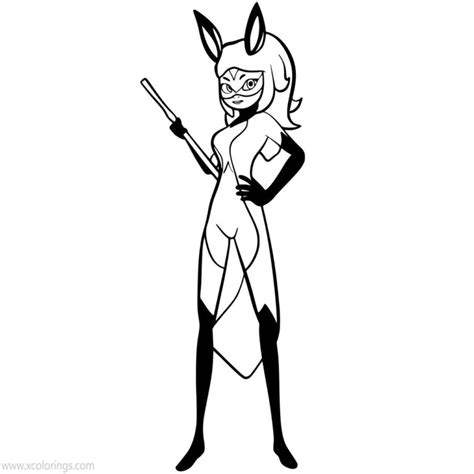 Miraculous Ladybug Chloe Coloring Pages