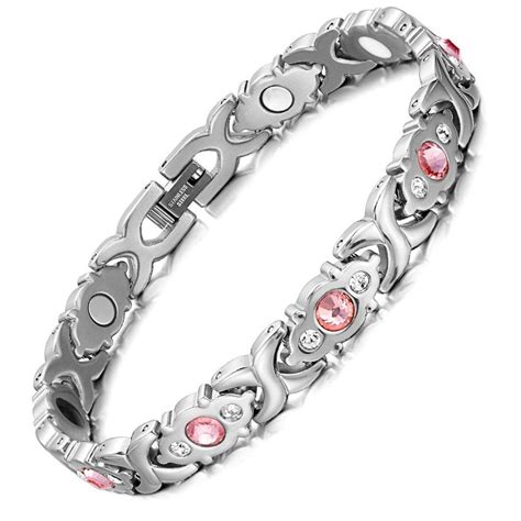 Stainless Steel Women Magnetic Bracelet For Arthritis Magnetic
