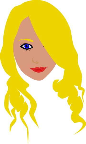 Blonde Haired Girl Clip Art At Vector Clip Art Online