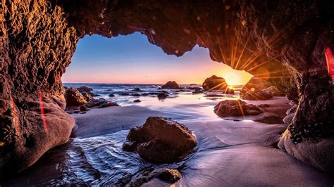 El Matador Beach Cave Beach Matador El Cave Sea Malibu State Backiee