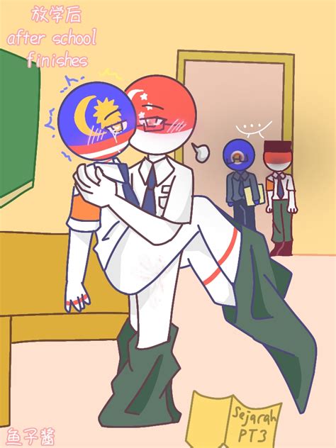 Rule 34 After School Countryhumans Indonesia Countryhumans Malaysia Countryhumans School