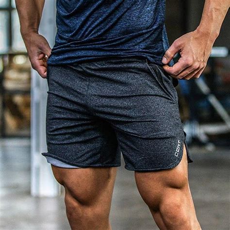 summer new men s minimalist cotton shorts bodybuilding shorts workout shorts crossfit tights