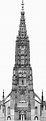 Ulm Cathedral | Architecture drawing, Architecture illustration ...