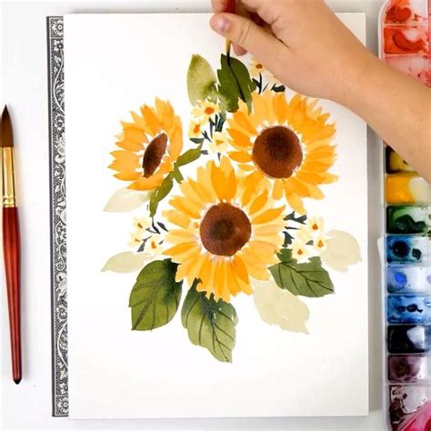 Although landscapes contain a lot of elements, they are comparatively easier to paint with watercolors. 25 Beautiful Watercolor Flower Painting Ideas ...