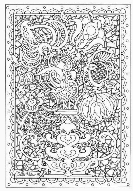 20 Free Printable Complex Coloring Pages