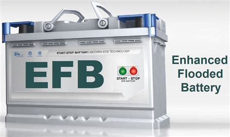 Μπαταρίες Efb Enhanced Flooded Battery ή Afb Advanced Flooded