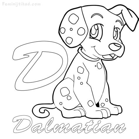54+ Dalmatian Dog Coloring Page - Evelynin Geneva