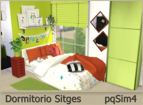 Pqsims4 Sitges Bedroom • Sims 4 Downloads