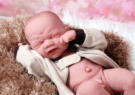 Reborn Baby Boy Crying Doll 15 Inch Preemie Newborn W Etsy