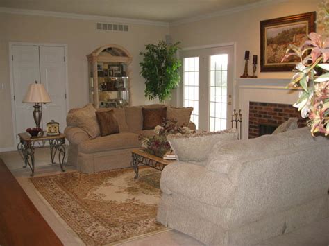 A Rug On Top Of Carpet That Will Give You A Cozy Conversation Zone In