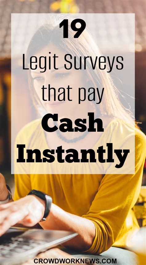 19 Legit Surveys That Pay Cash Instantly In 2024