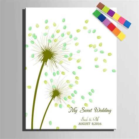 Fingerabdruck baum vorlage & andere motive kostenlos zum ausdrucken. Personalisierte Fingerabdruck Leinwand druckt - Löwenzahn ...