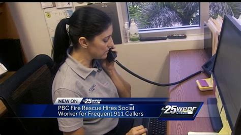 Pbc Fire Rescue Hires Social Worker For Frequent 911 Callers