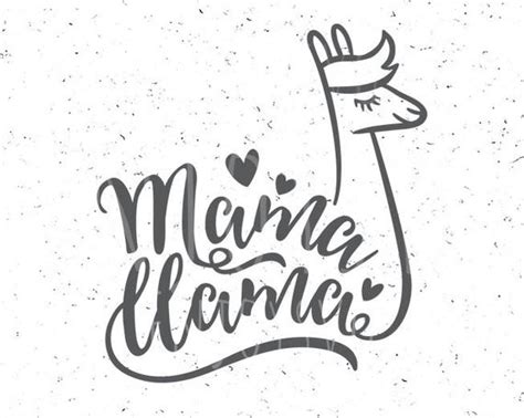 Download Mama Llama svg Mama llama svg file Llama svg Mothers day | Etsy