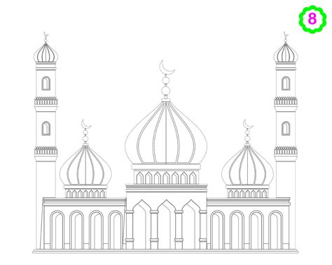 Free colouring activities #colouring #mosque #muslimkids #drawing #Islamicactivities | Ramadan 